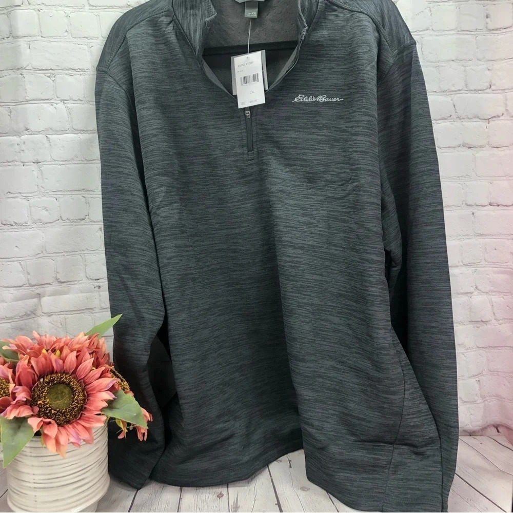 Eddie Bauer 1/4 zip men’s pullover jacket Sz XXL outdoor gorpcore